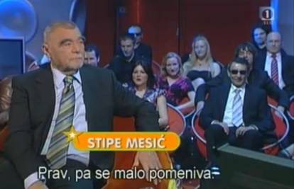 Mesić je u Sloveniji postao pravi satiričar na televiziji
