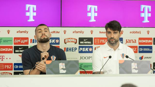 Osijek: Mateo Kovačić i Vedran Ćorluka na konferenciji prije utakmice s Ausdtijom