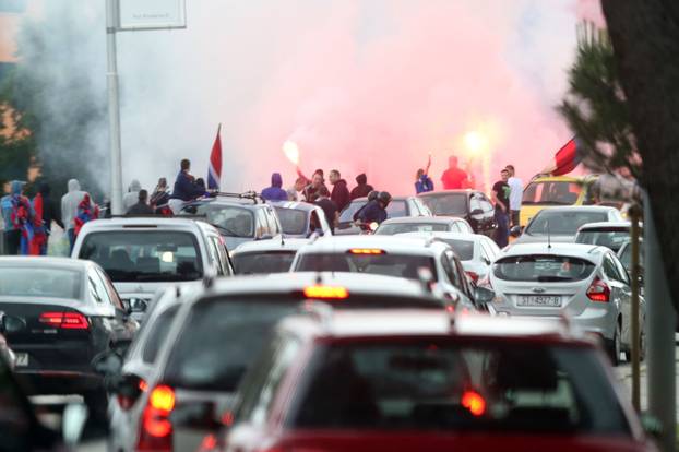 Split: Karusel najvjernijih navijača Hajduka