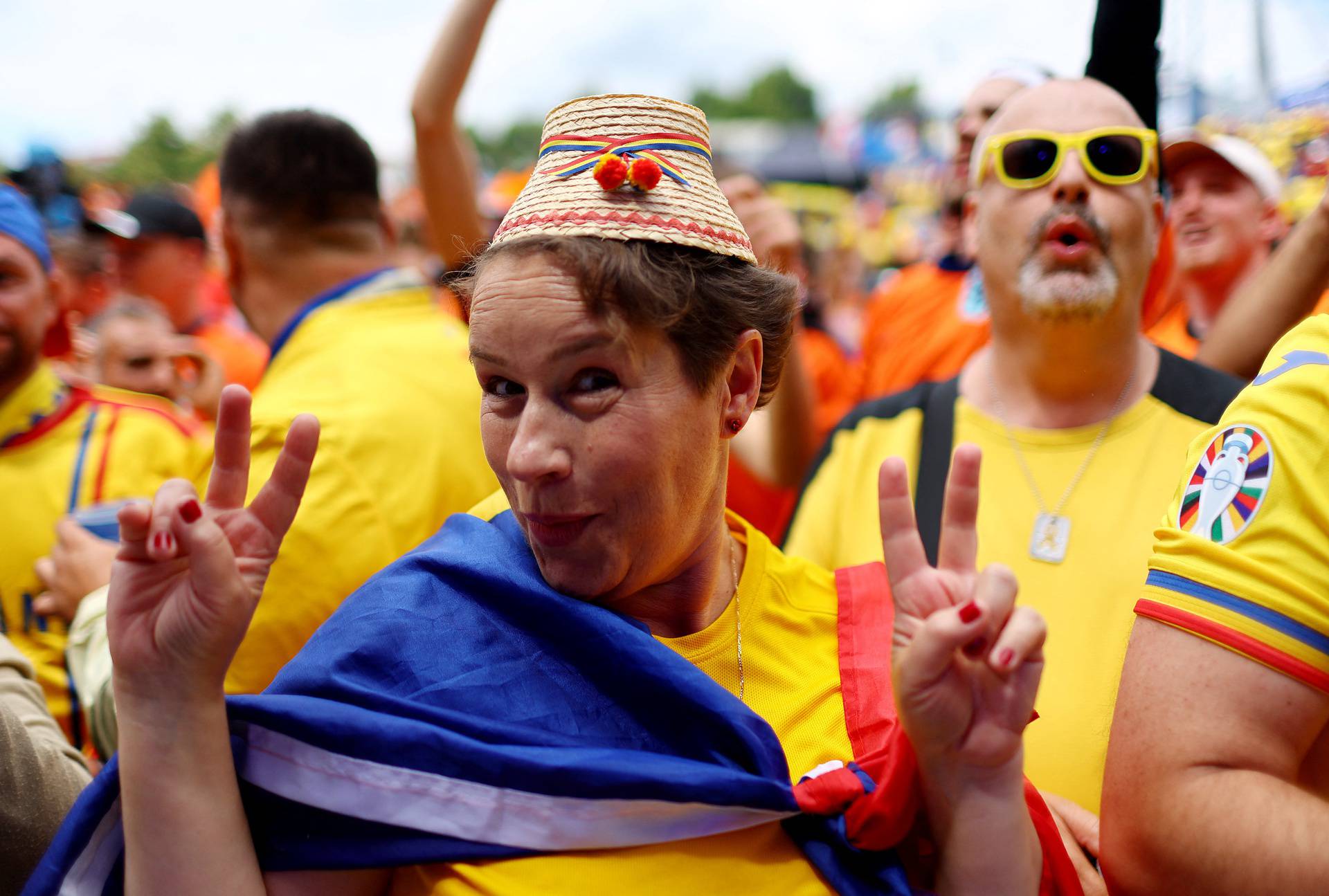 Euro 2024 - Fans gather for Romania v Netherlands
