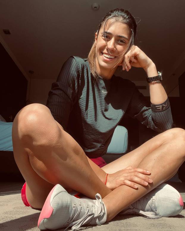 FOTO Kći srpske košarkaške legende ljubi zvijezdu Atletica i penje se prema teniskom vrhu