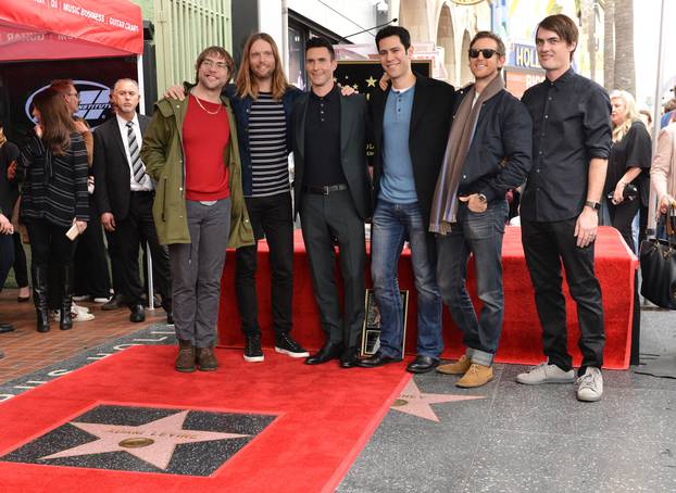 Adam Levine Honored with a Star on the Hollywood Walk of Fame