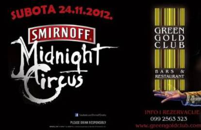 Dođite na Midnight Circus u zagrebački Green Gold klub