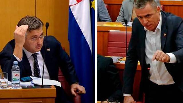 Burno na početku aktualca, Ćipe (DP): 'Vi ste ti koji koalirate s teroristima', Plenković: 'Lažeš'