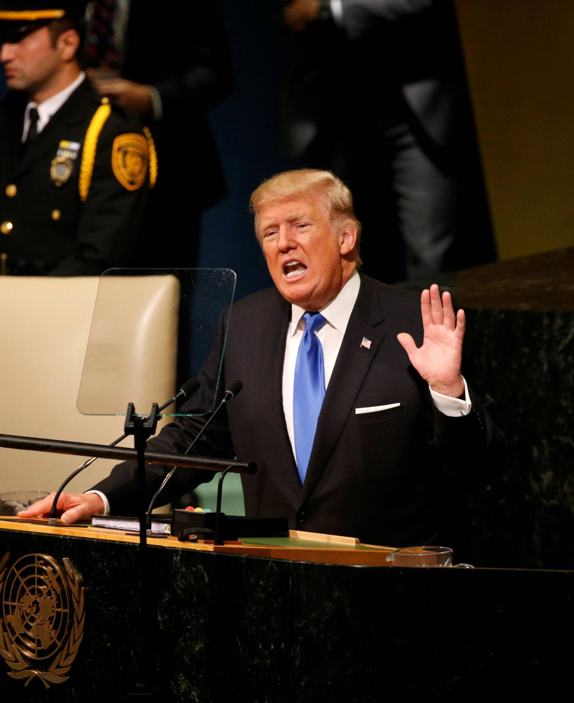 Trump addresses the United Nations in New York