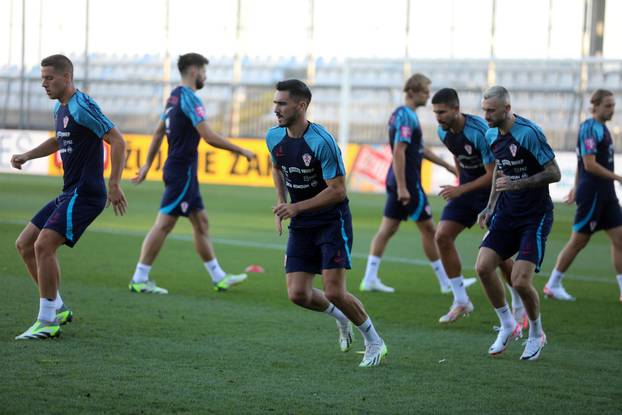 Rijeka: Trening Hrvstake nogometne reprezentacije