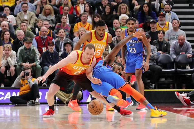 NBA: Oklahoma City Thunder at Utah Jazz