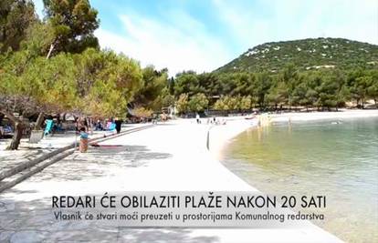 Nema 'rezervacija': Ostavljene stvari s plaže kupe komunalci