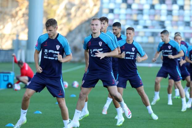 Rijeka: Trening Hrvstake nogometne reprezentacije