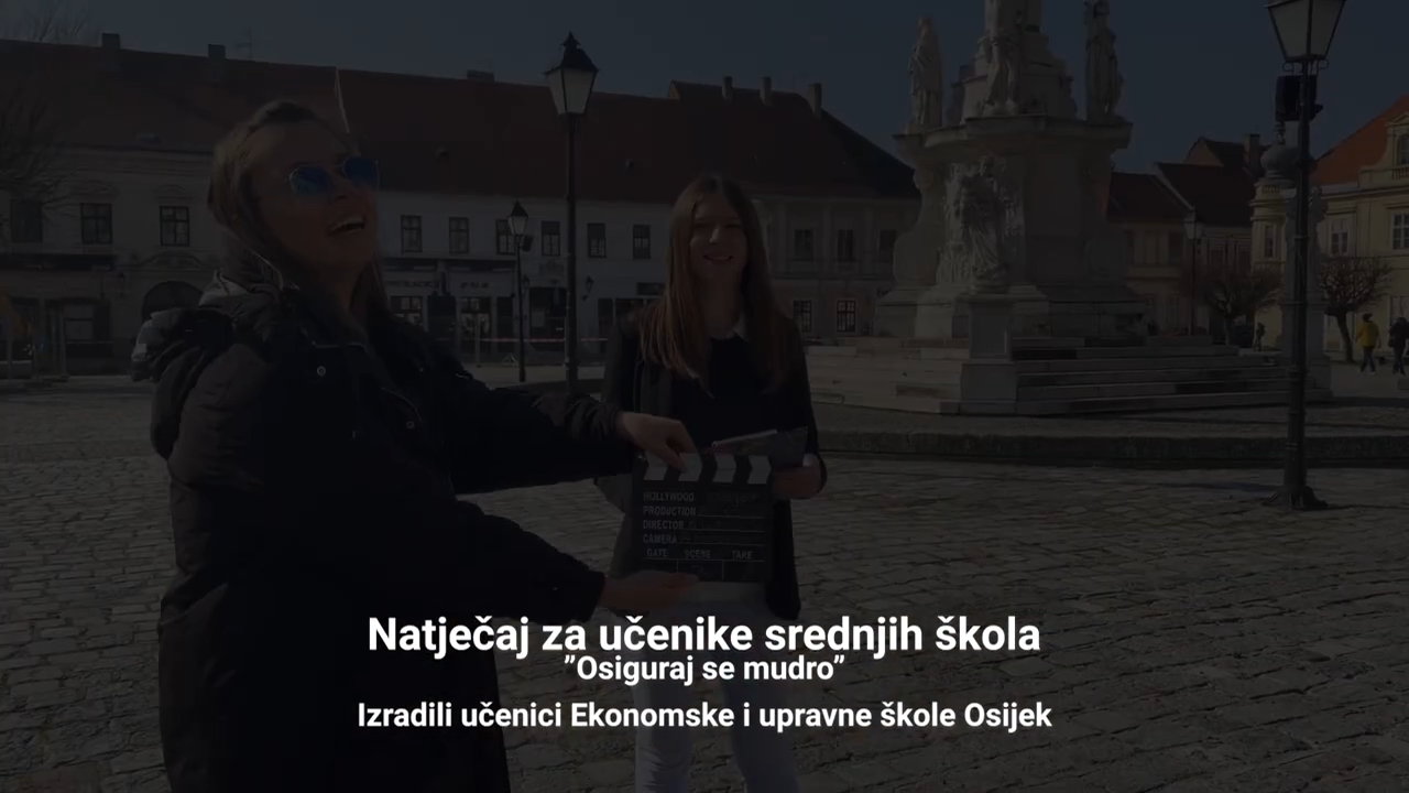 Učenici Ekonomske i upravne škole Osijek pobijedili na natječaju „Osiguraj se mudro“