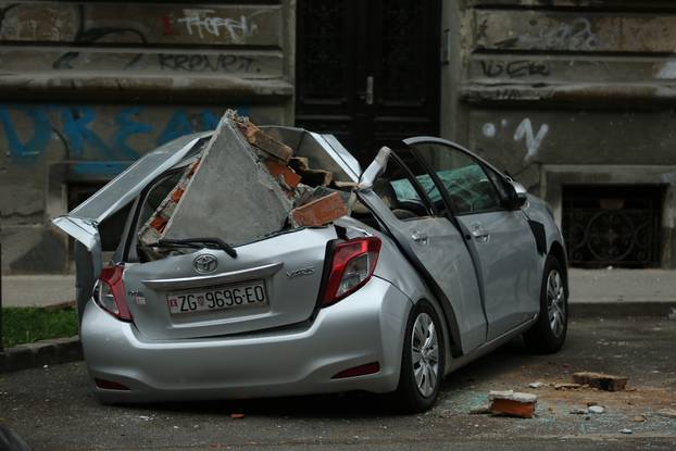 Oštećenja u centru Zagreba nakon potresa