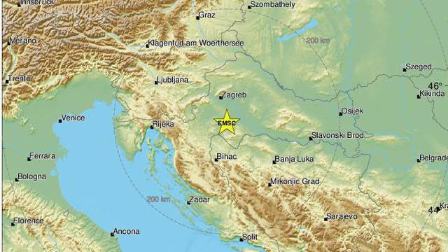 Građane uznemirio potres od 3.8 prema Richteru: 'Prestrašili smo se i brzo izašli van kuće'