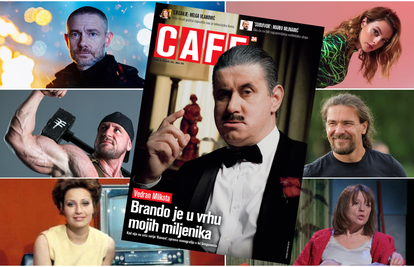 U petak novi Cafe: Glumac Vedran Mlikota u izdanju u kakvom ga još niste vidjeli