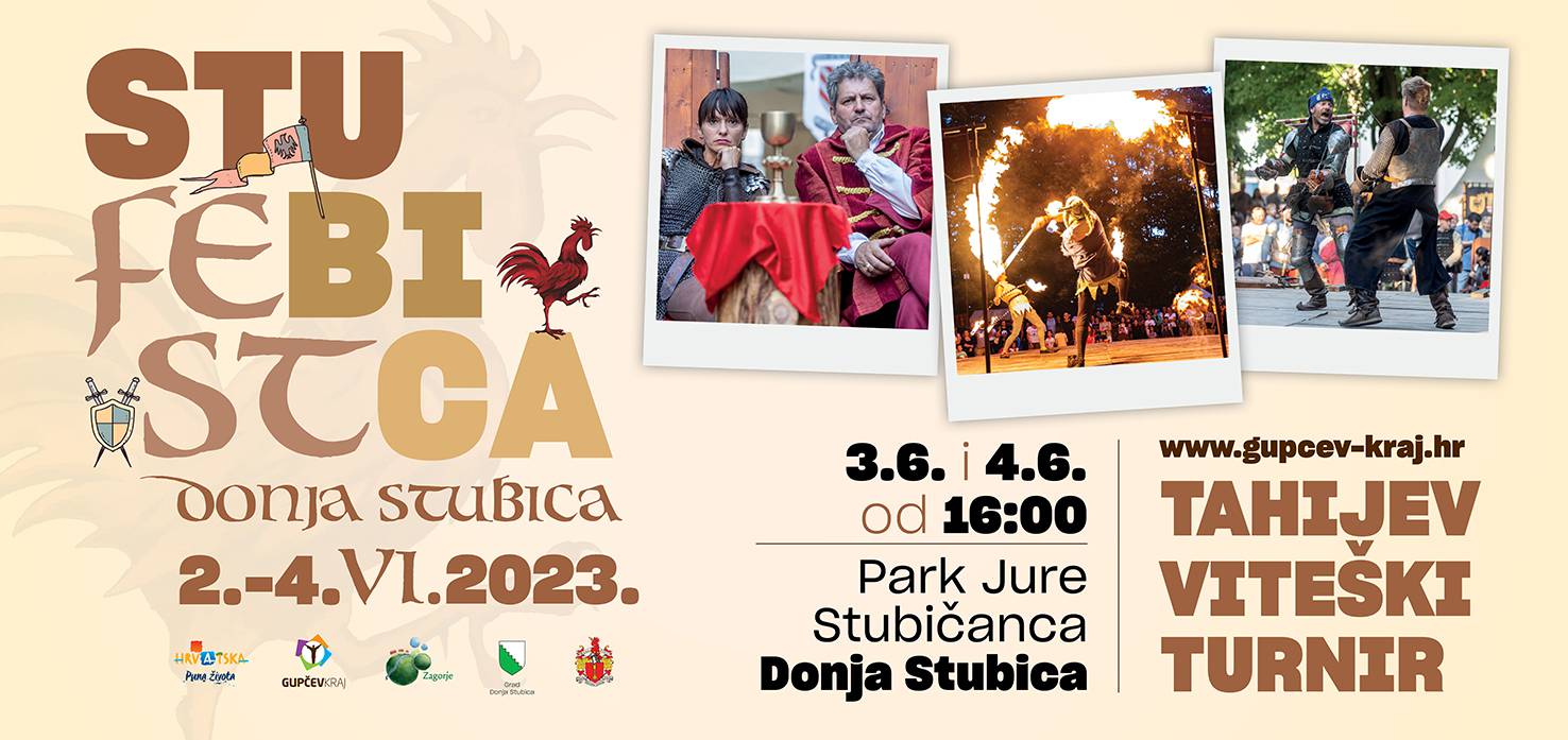 Ne propustite Stubica Fest od 2. do 4.6.2023. koji  nudi bogat kulturni i zabavni program!