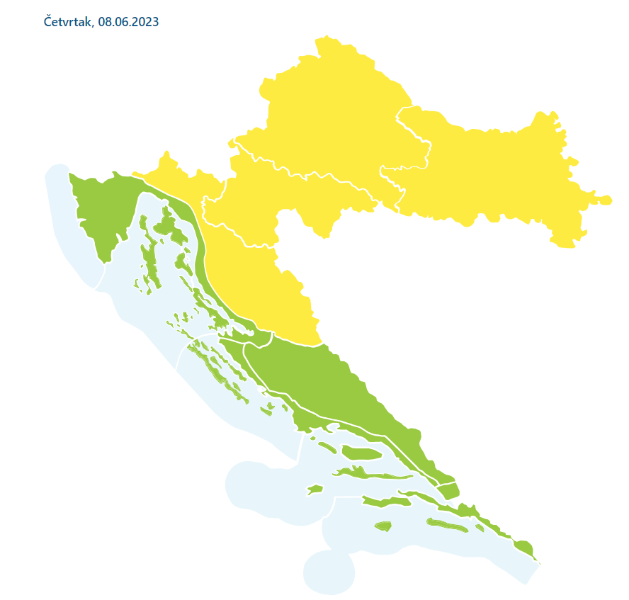 Spojili ste Tijelovo i vikend? Evo kakvo nas vrijeme čeka: Kiša i grmljavina, ali negdje i sunce