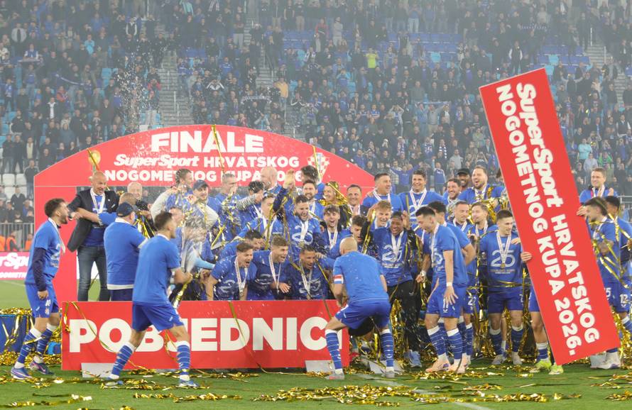 Nogometaši Dinama pobjednici su SuperSport Hrvatskog nogometnog kupa