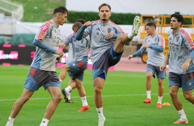 Split: Trening hrvatske nogometne reprezentacije uoči sutrašnje utakmice protiv Španjolske