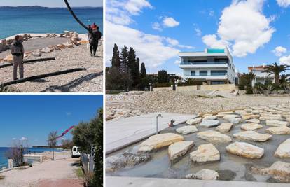 Betonirali blizu Modrićeve vile na plaži, radnici nestali, svi šute