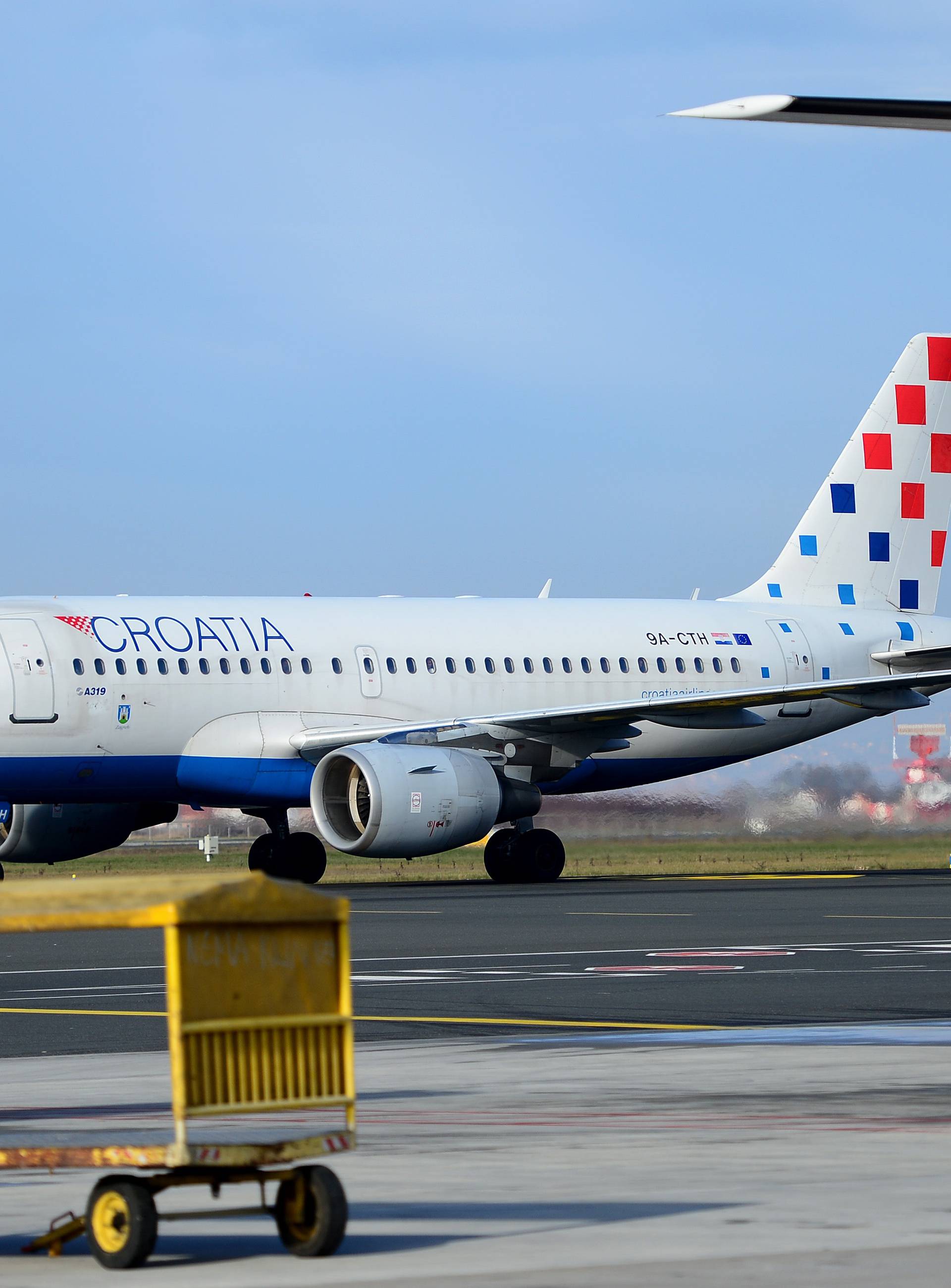 Croatia Airlines zbog kašnjenja lani platio 9,6 milijuna kuna