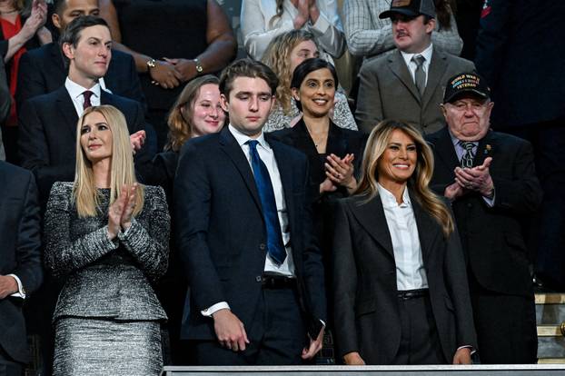 U.S. President Donald Trump delivers the State of the Union address at the U.S. Capitol in Washington D.C.