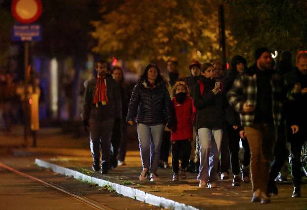 Aftermath of shooting in Brussels