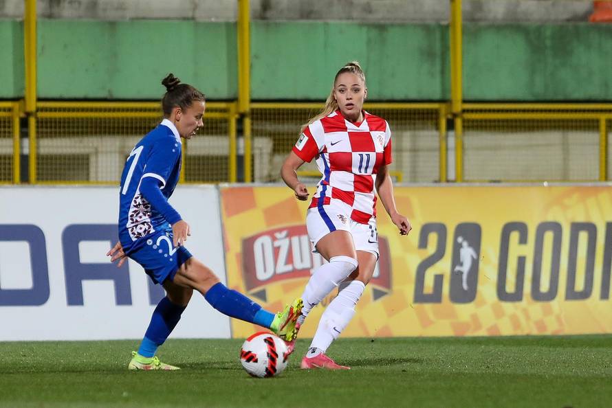 Pula: Kvalifikacije za Svjetsko prvenstvo za nogometašice 2023., Hrvatska - Moldavija