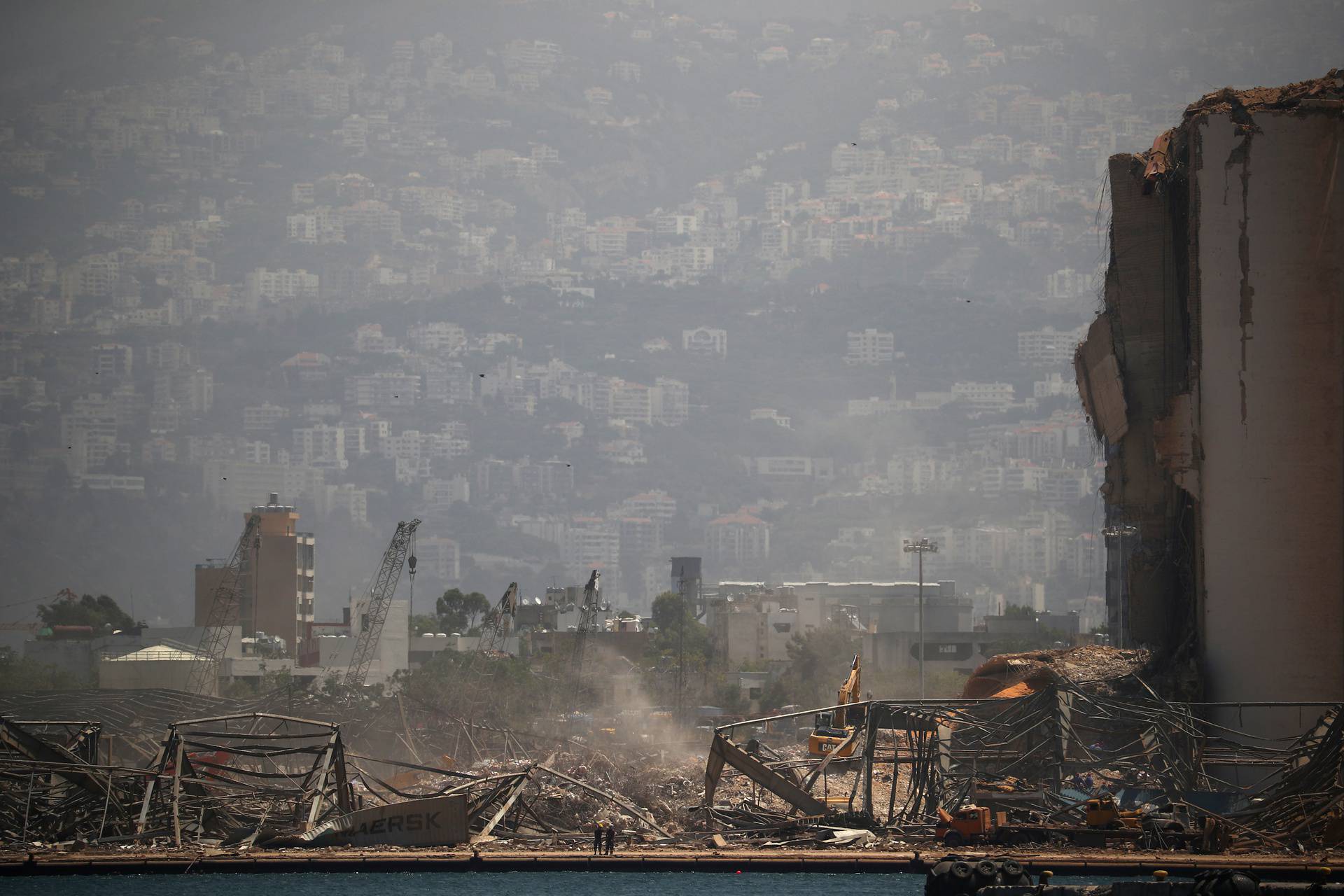 Aftermath of Tuesday's blast in Beirut's port area