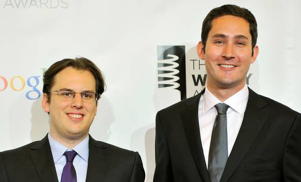 FILE PHOTO: Instagram founders Krieger and Systrom attend the 16th annual Webby Awards in New York