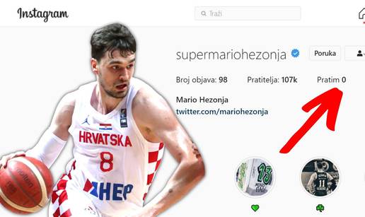 Hezonja otkrio zašto nikoga ne prati na Instagramu pa dodao: Mirovina? Život sa psima u šumi