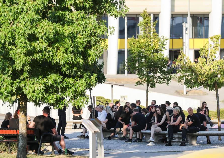 Zagreb: Atmosfera oko Arene uoci koncerta Marilyna Manson.