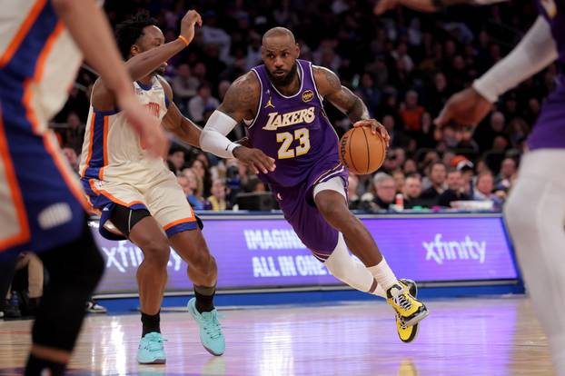 NBA: Los Angeles Lakers at New York Knicks