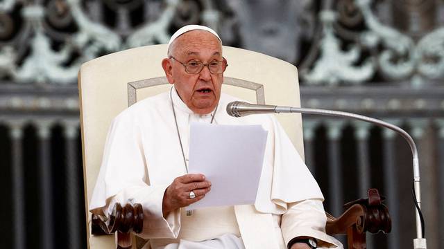 Pope Francis holds weekly general audience at the Vatican