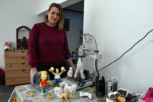 24SATA Slavonski Brod: Sandra Julari&cacute; pretvorila je hobi u biznis izra&dstrok;uju&cacute;i 3D figure ku&cacute;nih ljubimaca