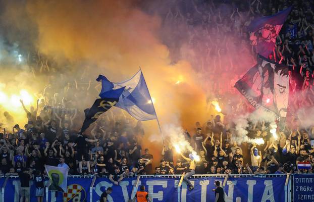 Zagreb: Bad Blue Boysi na utakmici Dinamo - Gorica