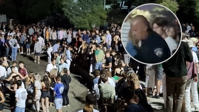 VIDEO Zvižduci policiji na Bačvicama: Priveli mladića koji je puštao glazbu preko zvučnika