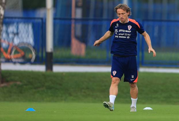 Zagreb: Trening nogometnih reprezentativaca uoči utakmice sa Škotskom