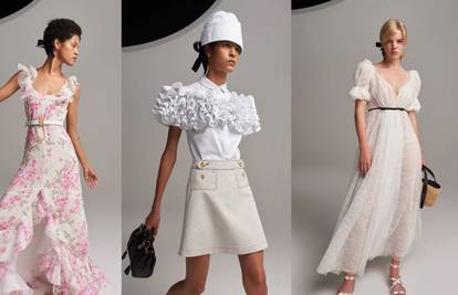 Kralj romantike: Giambattista Valli donosi retro stil 60-ih, kratke haljine i svijet u bijelom