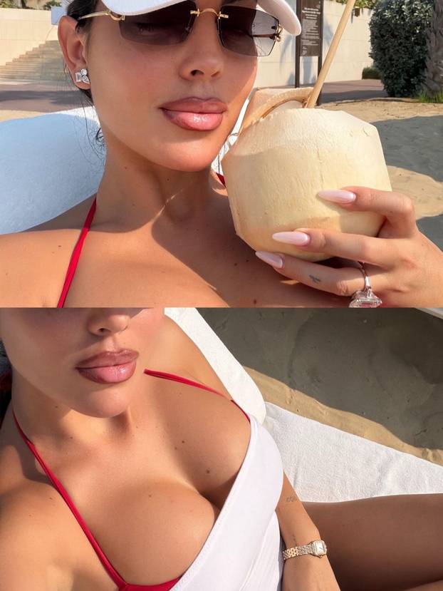 FOTO Georgina na ljetovanju izbacila bujne grudi, ali su svi gledali u ogromni dijamant