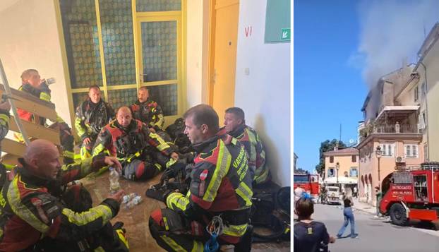 FOTO Pakleni dan vatrogasaca u Rovinju: 'Dali su sve od sebe pa smogli snage za novi požar...'