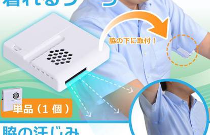 Znojite se? Japanci imaju novo rješenje - ventilator za pazuh!