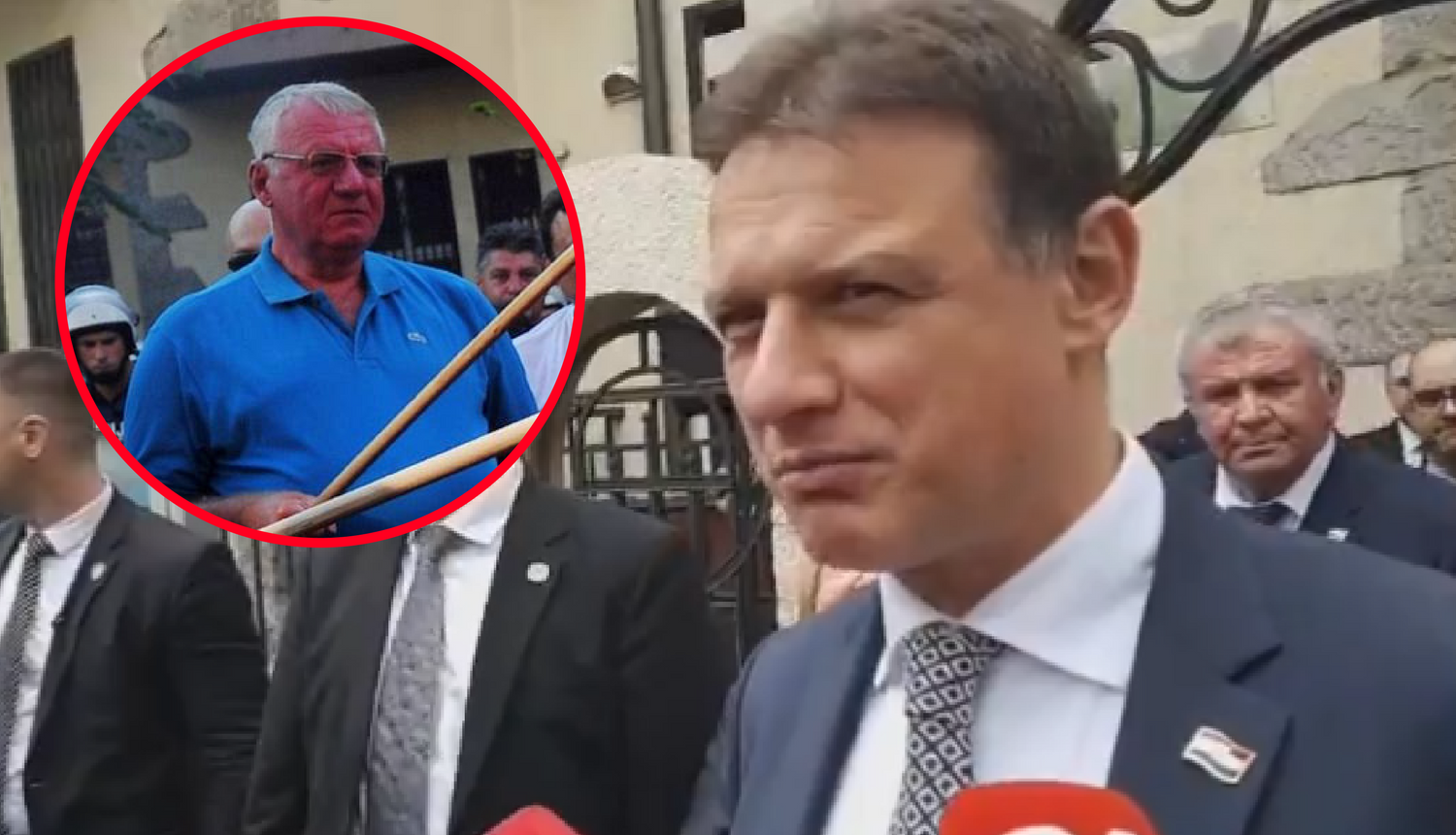 Šešelj gazio hrvatsku zastavu:  Jandroković prekinuo posjet