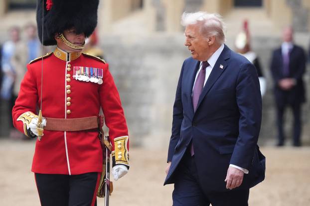 U.S. President Trump makes second state visit to Britain