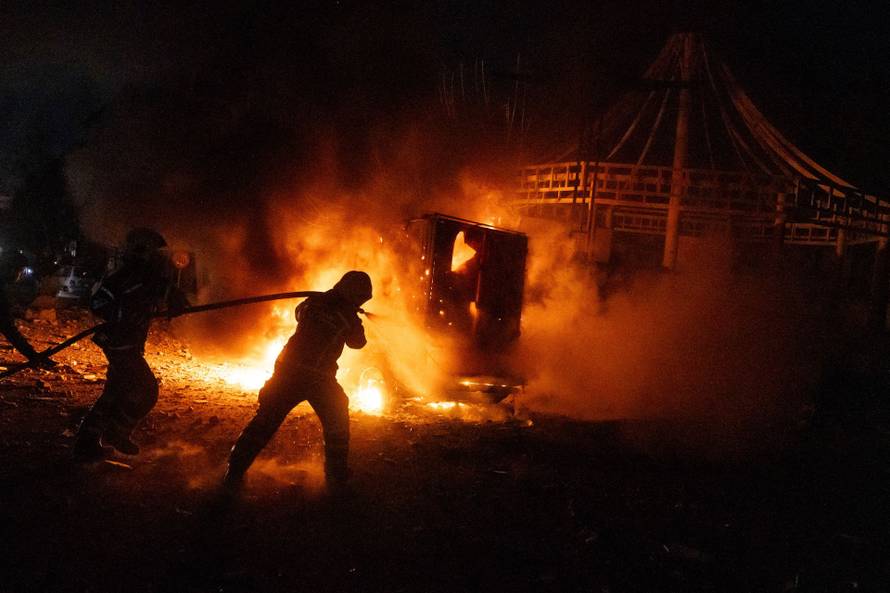 Airstrike Destroys Iranian Police Centre - Tehran, Iran - 01 Mar 2026