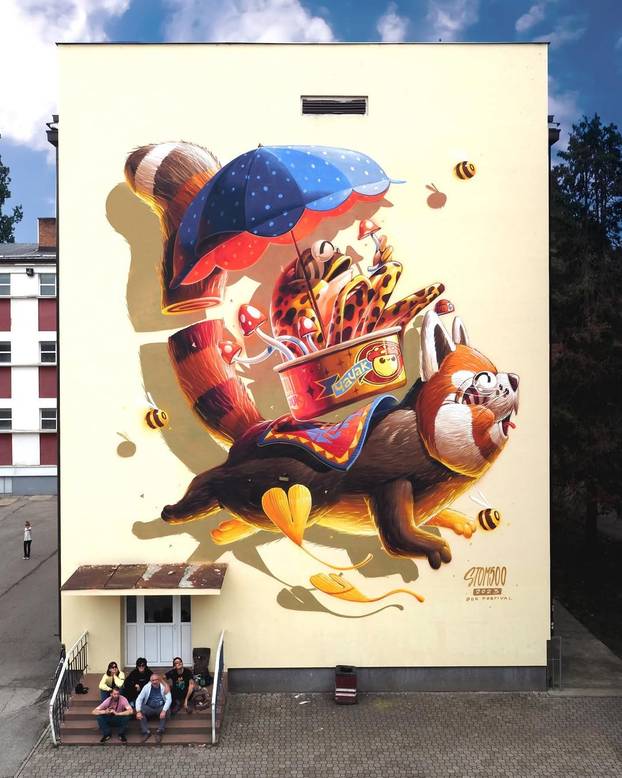 FOTO Grad pretvoren u galeriju: Pogledajte predivne murale na kućama i zgradama u Čačku