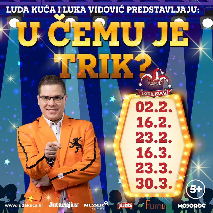 Mađioničar Luka Vidović: 'U jednom danu nastupao sam pred princem i u vrtiću'