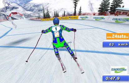 Nova virtualna igrica - Skijajte na ski.24sata.hr