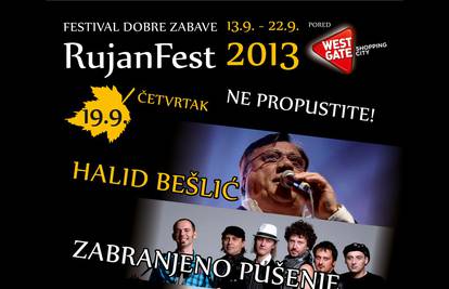 Rujanfest 19.09. - večeras nastupaju sarajevske legende