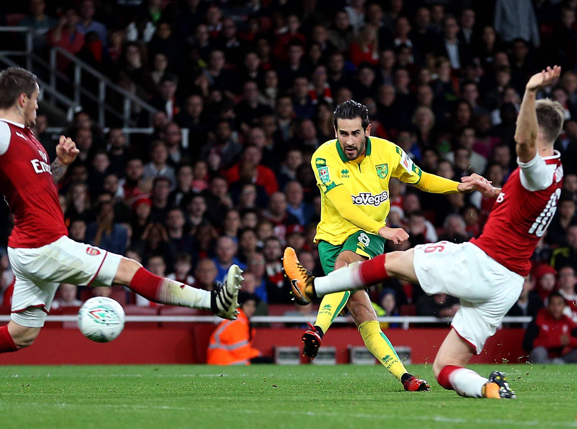 Arsenal v Norwich City - Carabao Cup - Forth Round - Emirates Stadium