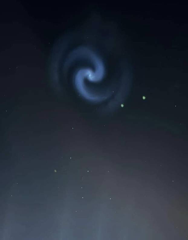 100 slika spiralnog fenomena na nebu koji je šokirao Hrvate