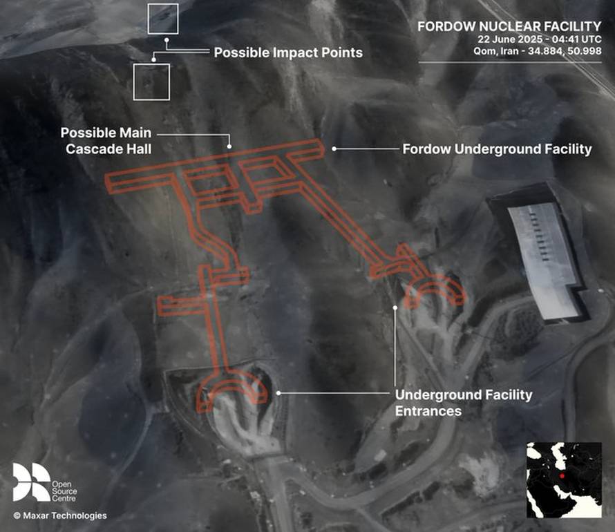 Satelitske snimke pokazale štetu na Fordowu. Amerikanci otkrili ime operacije napada
